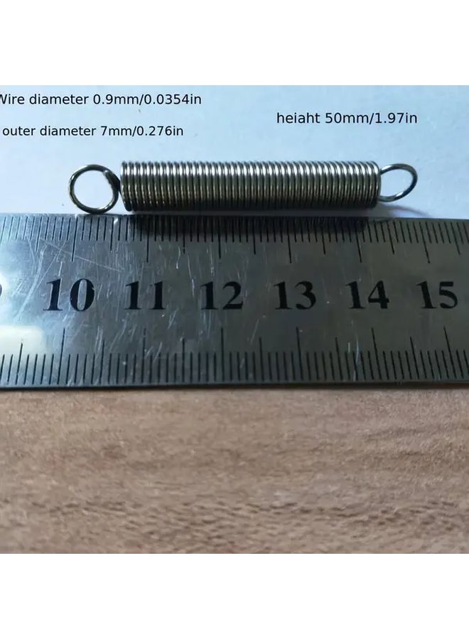 5 قطع من نوابض الشد 0.8x7.7x41 مم نوابض سحب التمديد نوابض الجر الميكانيكية - Image 5