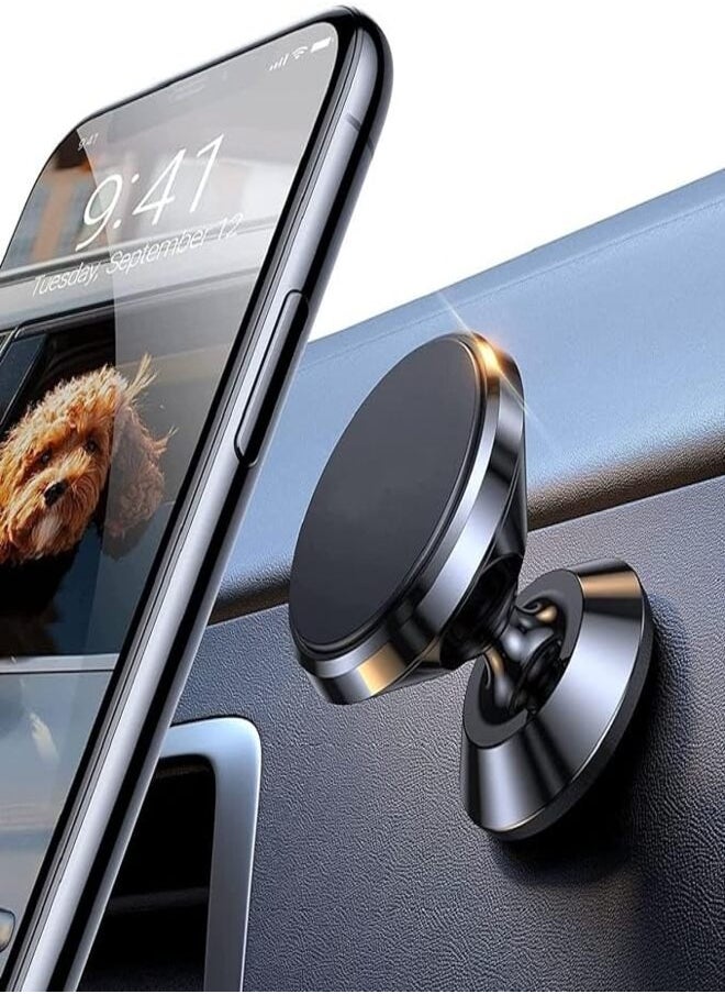 Digitplus - CAR Holder Magnetic Phone Holder for Car, Car Phone Holder Mount 360°Rotation Universal, Dashboard Phone Holder Magnetic Car Mount for All Phones - Image 1