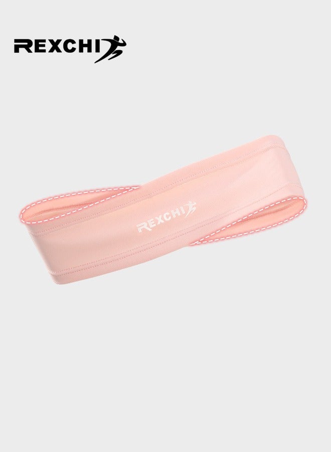 REXCHI Sweat Bands Headbands for Women Workout, Women's Fashion Non Slip Stretchy Headband, Moisture Wicking Sweatband for Fitness Exercise Sports Running Athletic Yoga, Pink - Image 5