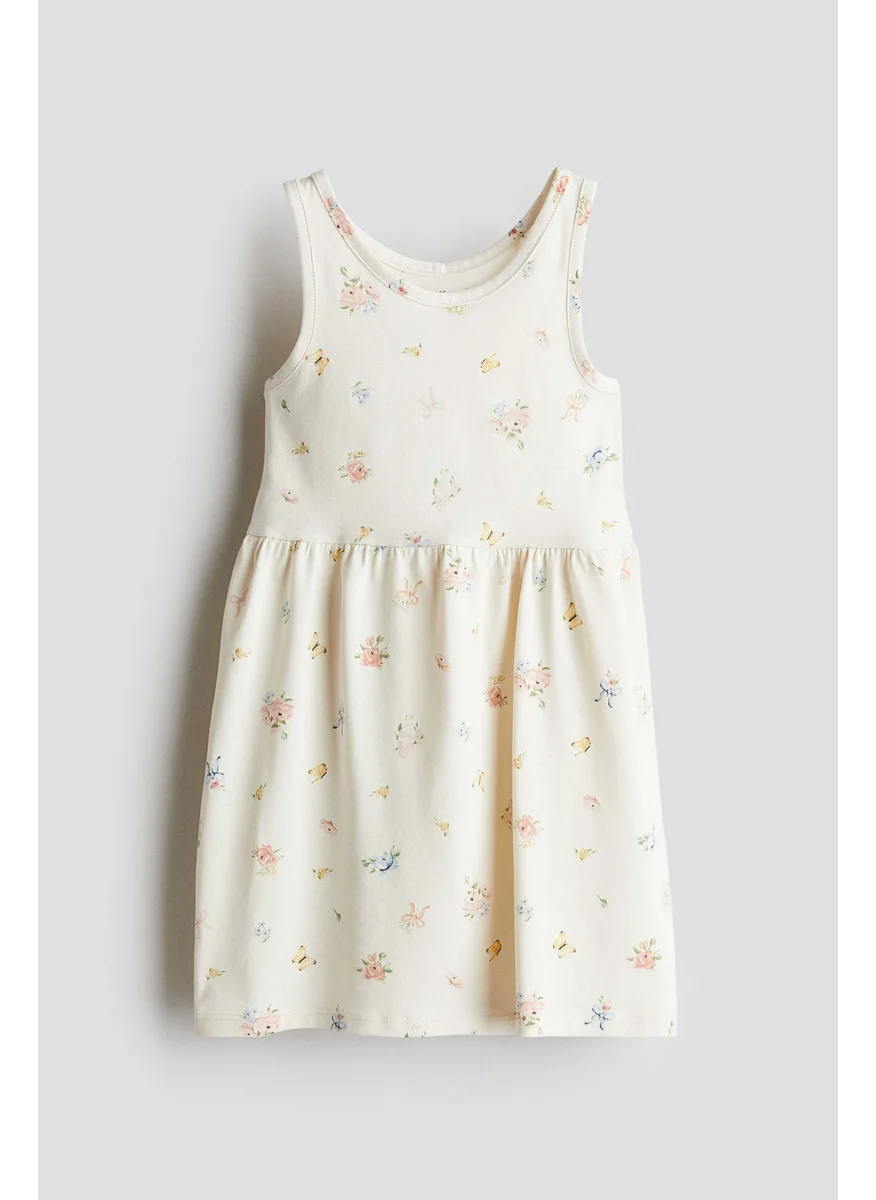 H&M Patterned Cotton Dress