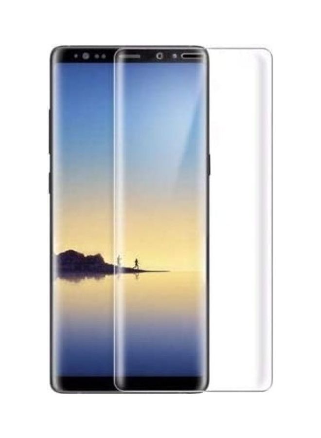 NIBEMINENT Tempered Glass Screen Protector For Samsung Galaxy Note8 Black/Clear - Image 2