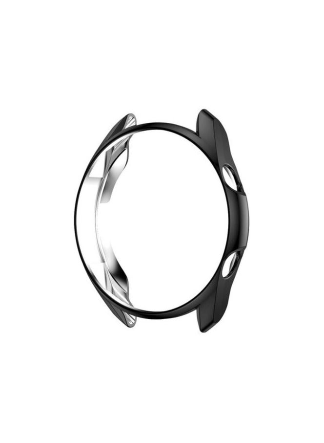 حافظة مناسبة لساعة سامسونج جالاكسي 3 45 ملم من مادة TPU حافظة واقية مضادة للصدمات حول الغطاء الواقي (أسود) - Image 2