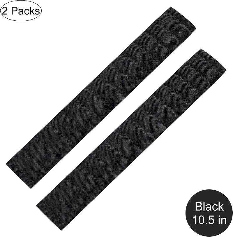 HighnessHwoo Car Seatbelt Covers Cushion Shoulder Pads Protector Sleeve for Adults, Auto Extra Long Seat Belt Strap Cover Decorations for Women, Kids, Honda, Trucks Accessories, 2Pcs, 10.5in, Black - Image 3