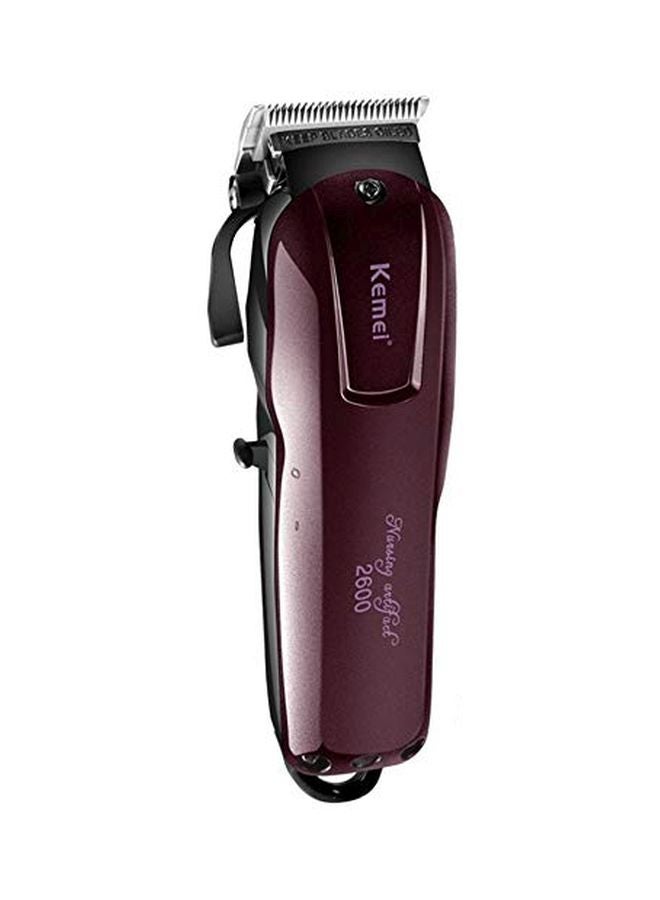 NIBEMINENT Professional Electric Fader Hair Trimmer Maroon/Black 273grams - Image 1