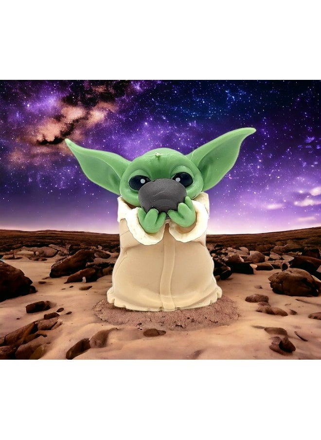 Trunkin - Trunkin | Baby Yoda Doll Gift Toys 2-2.4 inch Mandalorian Yoda Baby Action Toys Set | Star Wars Yoda Figures Figurines Model C - Image 1