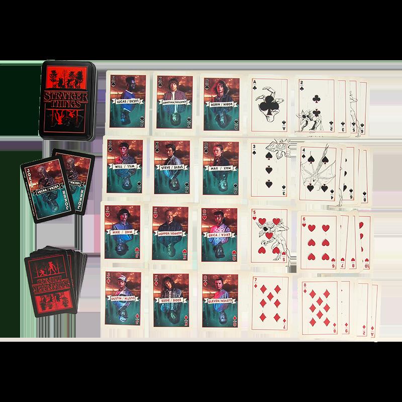Paladone - Stranger Things 5 Playing Cards in a Tin - Image 3
