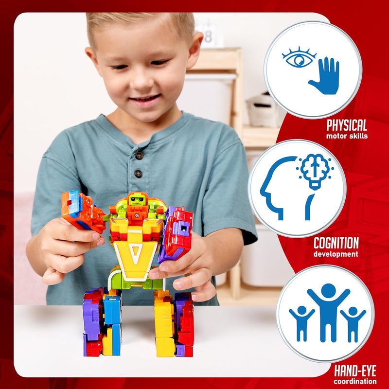 JOYIN Alphabet Robots Toys for Kids, ABC Learning Toys, Alphabots, Letters, Toddlers Education Toy, Carnival Prizes, Christmas, Treasure Box and Prize for Classroom - Image 5