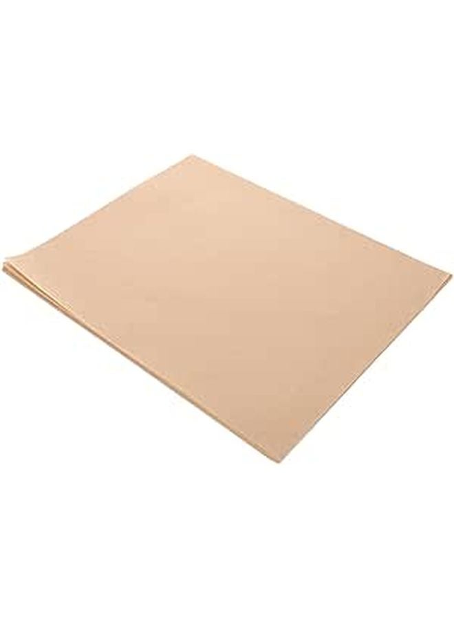 Natural Parchment Paper Sheets 20x25cm 100 Pack Non Stick Baking Oven Liners for Grilling Food Wrapping - Image 1