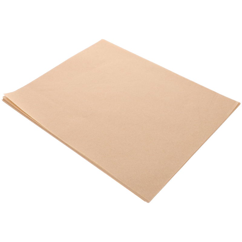 Natural Parchment Paper Sheets 20x25cm 100 Pack Non Stick Baking Oven Liners for Grilling Food Wrapping - Image 2