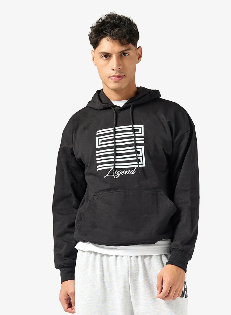 Graphic Print Hoodie