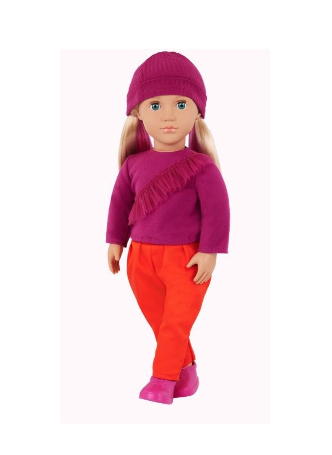 Our Generation - Our Generation Shay 18" Fashion Doll In Color Block Outfit - Image 1