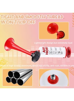 Scrolls Loud Air Horn, Chazcool Handheld Air Horn Loud Noise Maker Safety Boat Car Sports Events Bear Handheld Air Pump Horn Loud Safety Reusable Horn for Boats  - Image 5