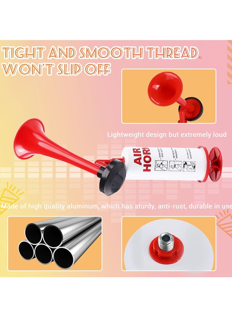 Scrolls Loud Air Horn, Chazcool Handheld Air Horn Loud Noise Maker Safety Boat Car Sports Events Bear Handheld Air Pump Horn Loud Safety Reusable Horn for Boats  - Image 5