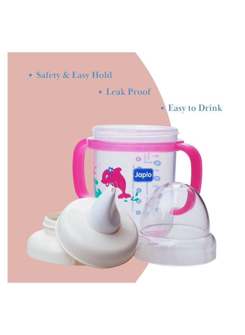 جابلو  كوب شرب تعليمي للاطفال مزود بفوهة ومقابض - Image 3