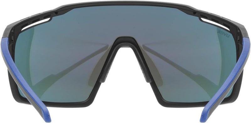 UVEX SUNGLASSES MTN PERFORM - BLACK- BLUE MATT/MIROR BLUE - Image 4
