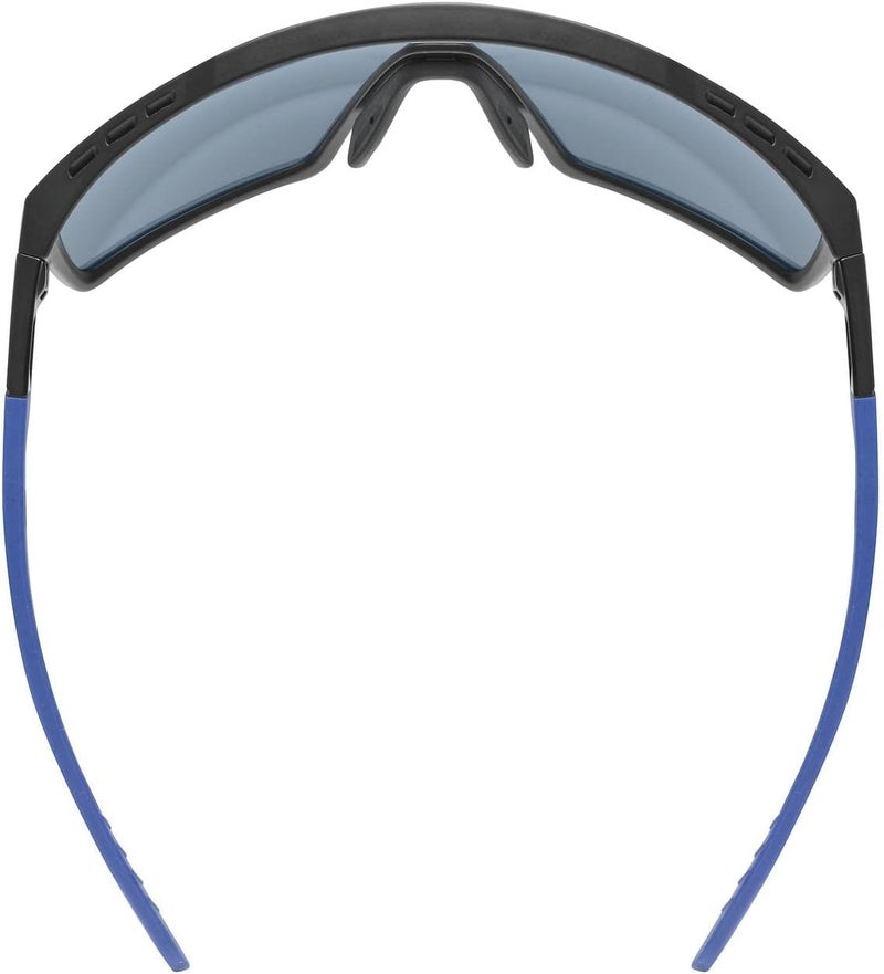 UVEX SUNGLASSES MTN PERFORM - BLACK- BLUE MATT/MIROR BLUE - Image 5
