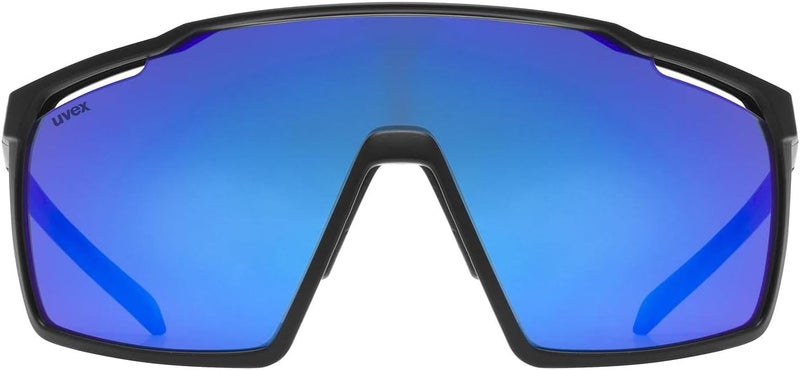 UVEX SUNGLASSES MTN PERFORM - BLACK- BLUE MATT/MIROR BLUE - Image 2