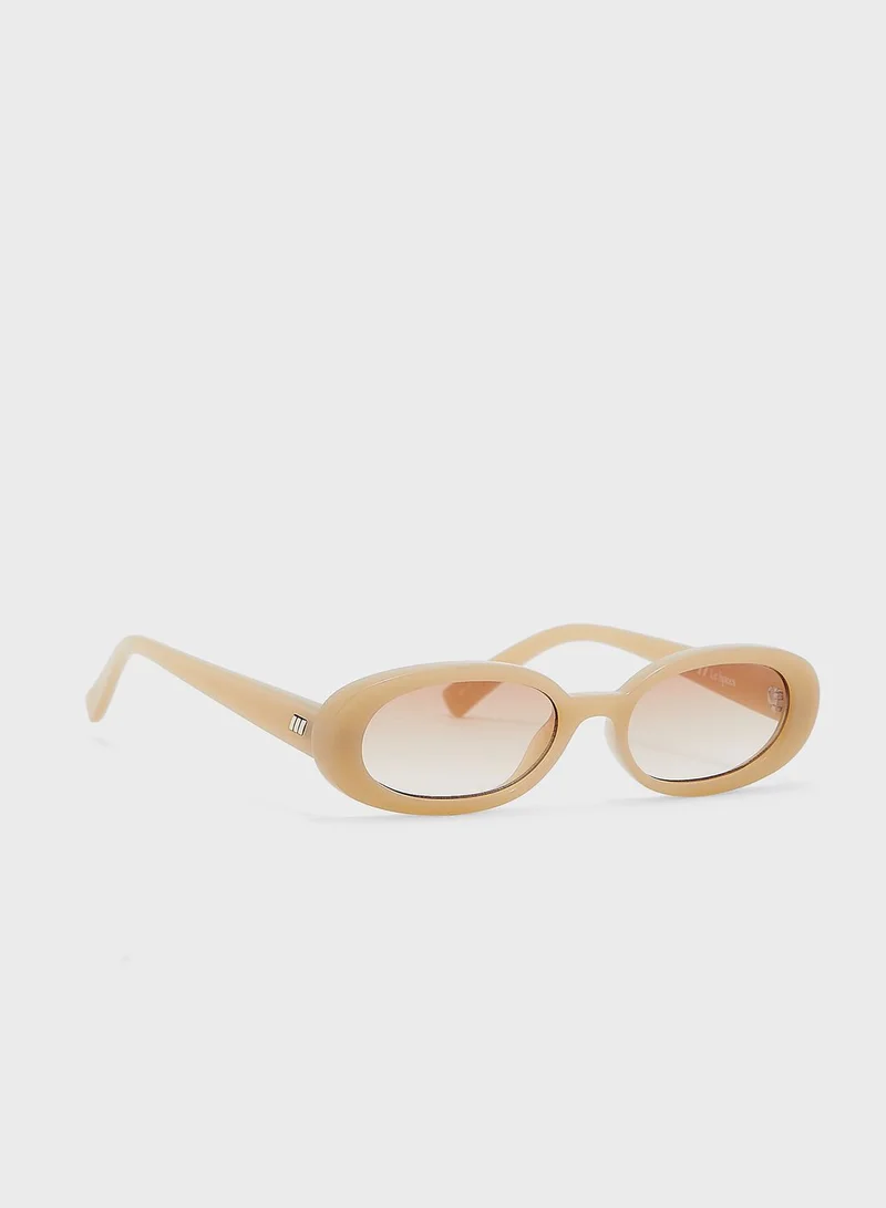 Le Specs Oval Shape Sunglasses