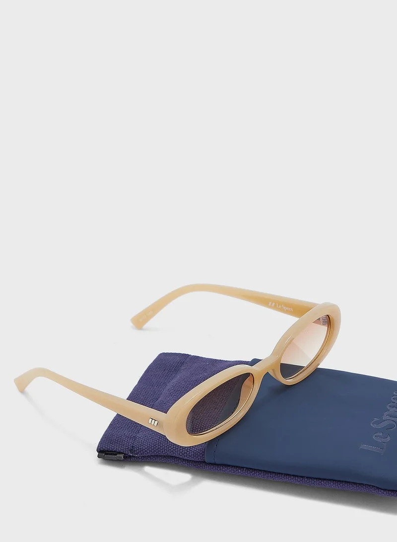 Le Specs Oval Shape Sunglasses
