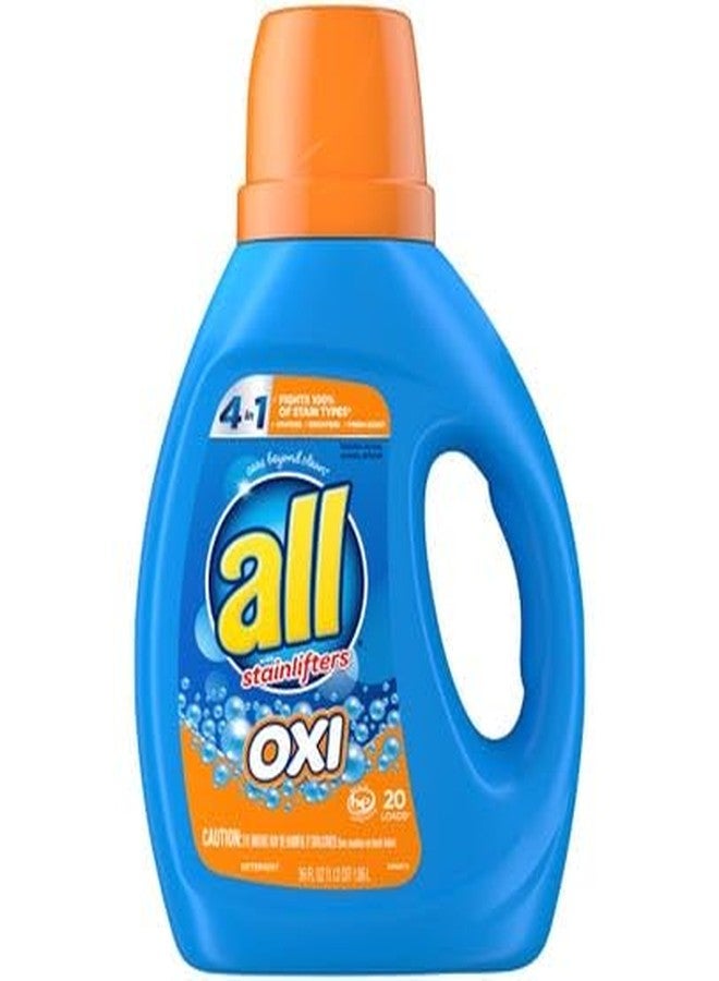 All, Fresh Clean Liquid Laundry Detergent Oxi Plus Odor Lifter, 36 Fl Oz