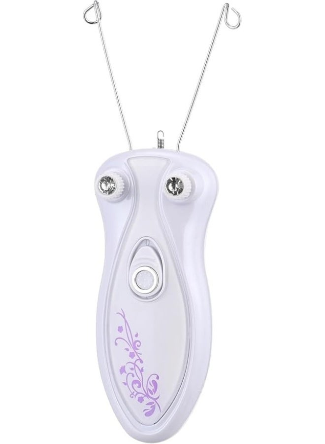 Electric Thread Hair Removal Device for Women Facial Epilator with Traditional Threading Technology Portable 2.4V Hair Remover for Smooth Skin on Face and Sensitive Areas Professional Facial Hair Removal Tool with ABS and Stainless Steel Design Easy to Use Portable Epilator for Home and Travel with Complete Accessories Set - Image 1
