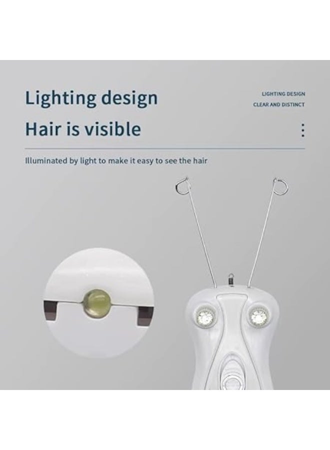 Electric Thread Hair Removal Device for Women Facial Epilator with Traditional Threading Technology Portable 2.4V Hair Remover for Smooth Skin on Face and Sensitive Areas Professional Facial Hair Removal Tool with ABS and Stainless Steel Design Easy to Use Portable Epilator for Home and Travel with Complete Accessories Set - Image 2