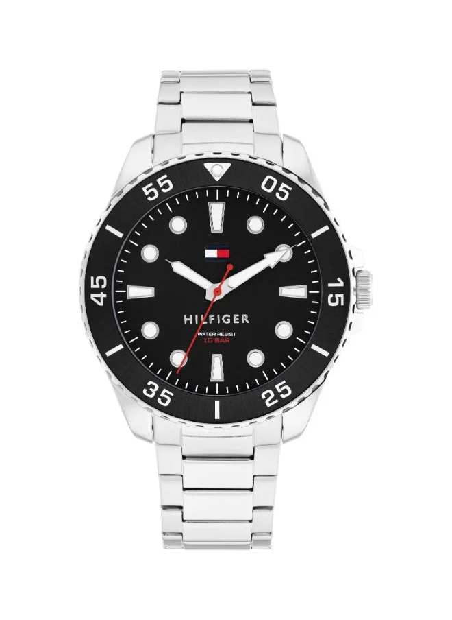 تومي هيلفيغر Oceanic Analog Steel Strap Watch