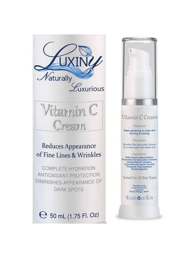 Luxiny Vitamin C Moisturizer For Face & Neck Anti Wrinkle Face Cream For Women Antiaging Lotion With Jojoba Oil A Day Or Night Cream Moisturizer For Reducing Hyperpigmentation Plus Antioxidant Protection - Image 1