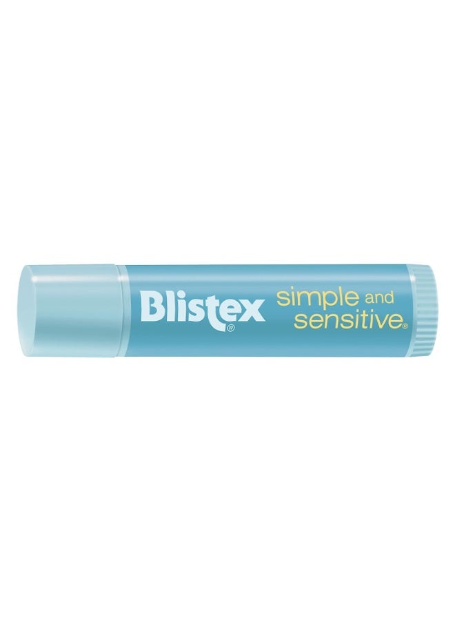 Blistex Simple & Sensitive Lip Moisturizer 0.15 oz (Pack of 4) - Image 1