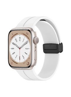 Apple Watch Band  42/44/45/49mm Women men,Sport Silicone Strap+Magnetic D-Buckle Replacement WristBands for Apple Watch Series 8/ultra/7/SE/6/5/4/3/2/1,iWatch Bands