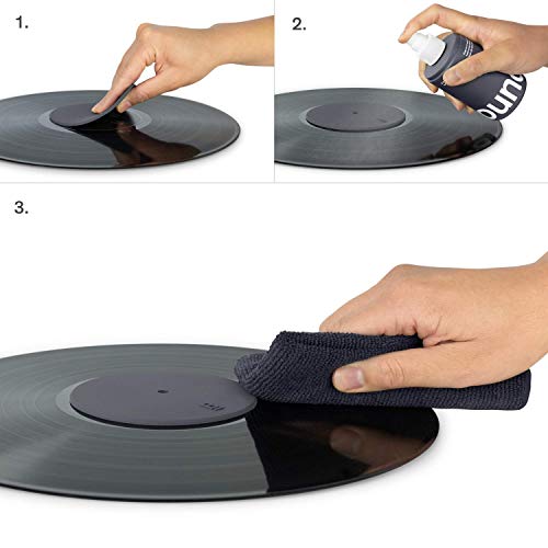 Boundless Audio Record Cleaning Solution - 6.75oz Vinyl Cleaner Fluid, Vinyl Cleaner Cloth & Record Label Protector - Complete Cleaning Kit - Image 5