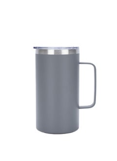 20 oz Stainless Steel Coffee Travel Mug with Leakproof Lid Insulated, Portable Espresso Thermal Cup for Tea and Coffee, Reusable Vacuum Thermos Tumbler for Hot and Cold Drinks