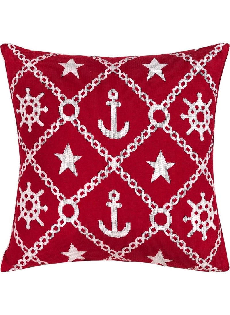 Miespiga Marine Pattern Knitwear Throw Pillow Cover  - Image 1