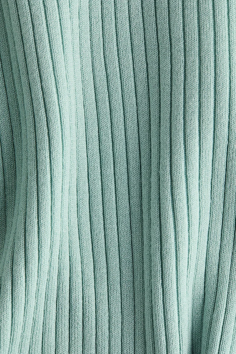 H&M Short rib-knit top