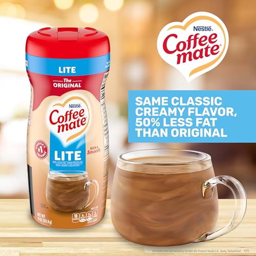 Coffee Mate Nestle Coffee mate Coffee Creamer, Original Lite, Non Dairy Powder Creamer, 11 oz (Pack of 12) - Image 2