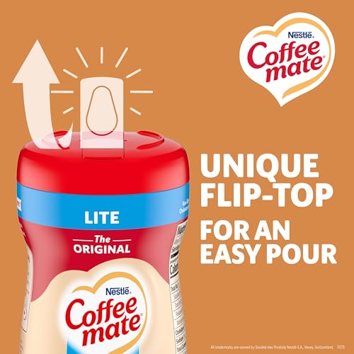 Coffee Mate Nestle Coffee mate Coffee Creamer, Original Lite, Non Dairy Powder Creamer, 11 oz (Pack of 12) - Image 4