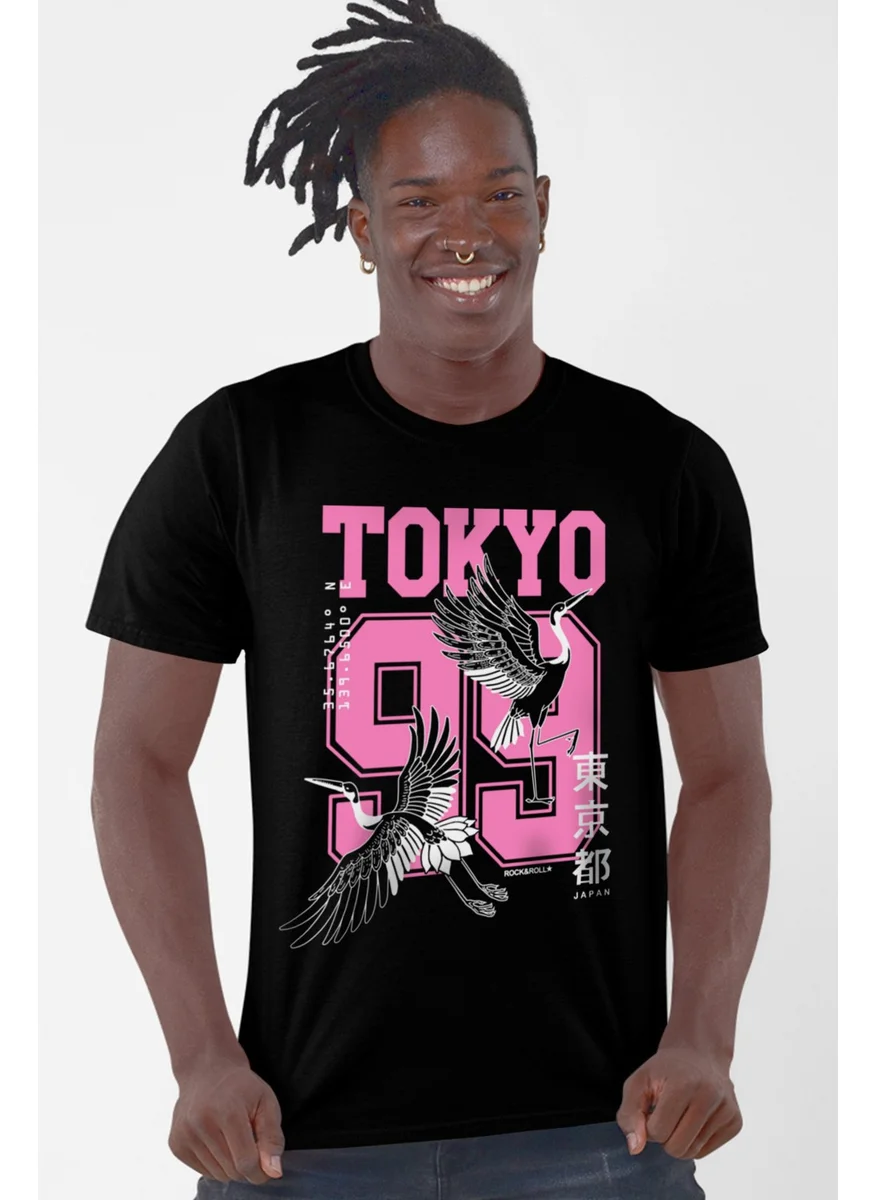 روك اند رول Tokyo 99 Black Men's T-Shirt