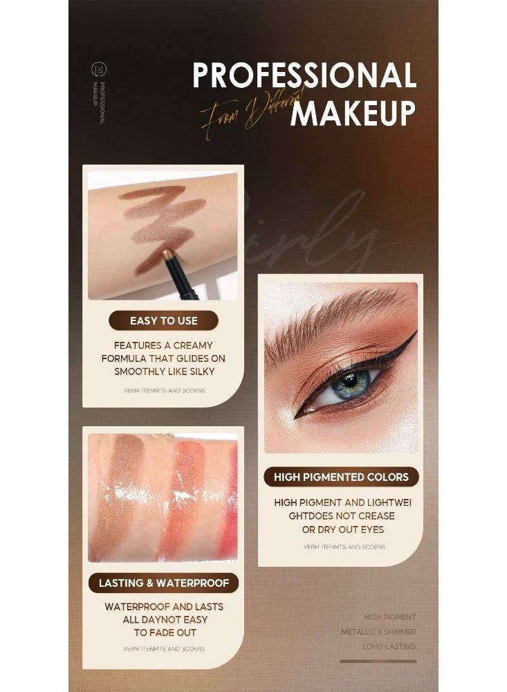 Waterproof Non-smudge Lying Silkworm Eyeshadow Stick