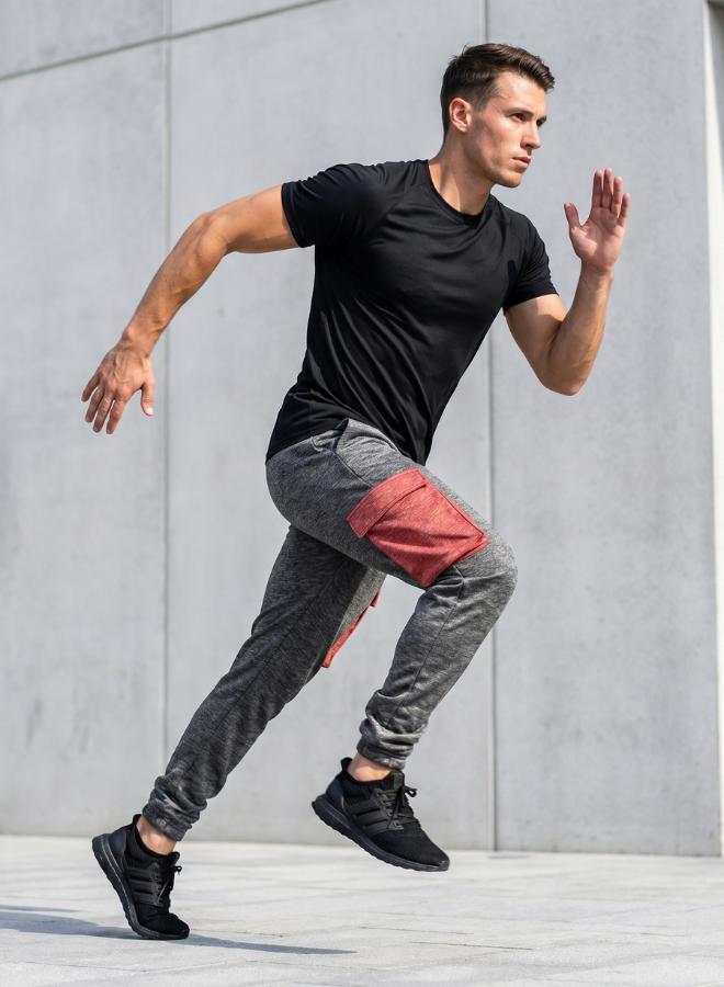 ZAECY Men's Cuffed Sweatpants - Image 5