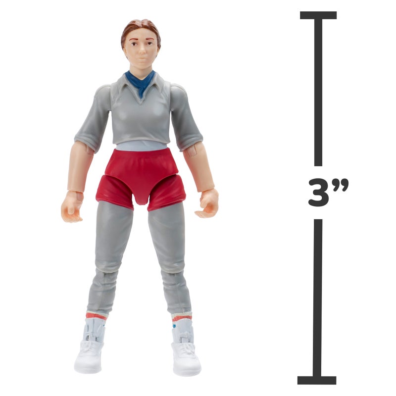 Stranger Things World of Core Collectible Figures 3-Inches - Hopper & Eleven with Accessories | Netflix Series | Action Figure | Character Figure Gift for Kids and Collectors - Image 3