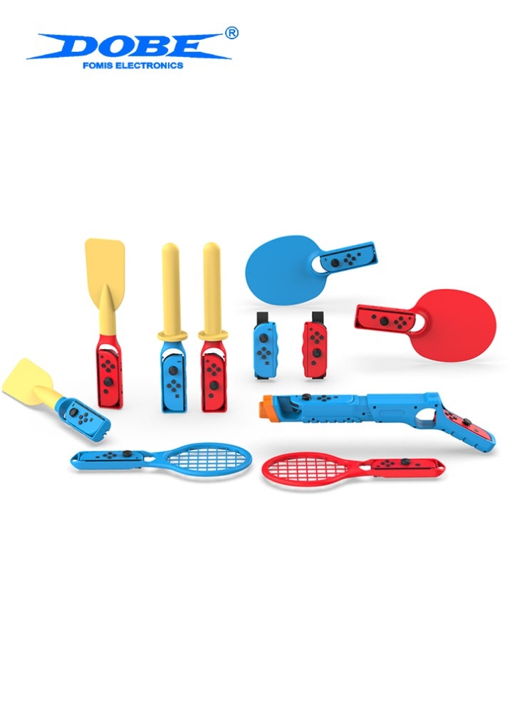 DOBE 11 in 1 Switch Sports Accessories Bundle with Storage Bag Compatible with Nintendo Switch/OLED Joy-con, for Authentic Switch Sports Games Experience, Double Player, Family Gatherings, Social Icebreaker, Holiday Essentials Accessories Kit - Image 1