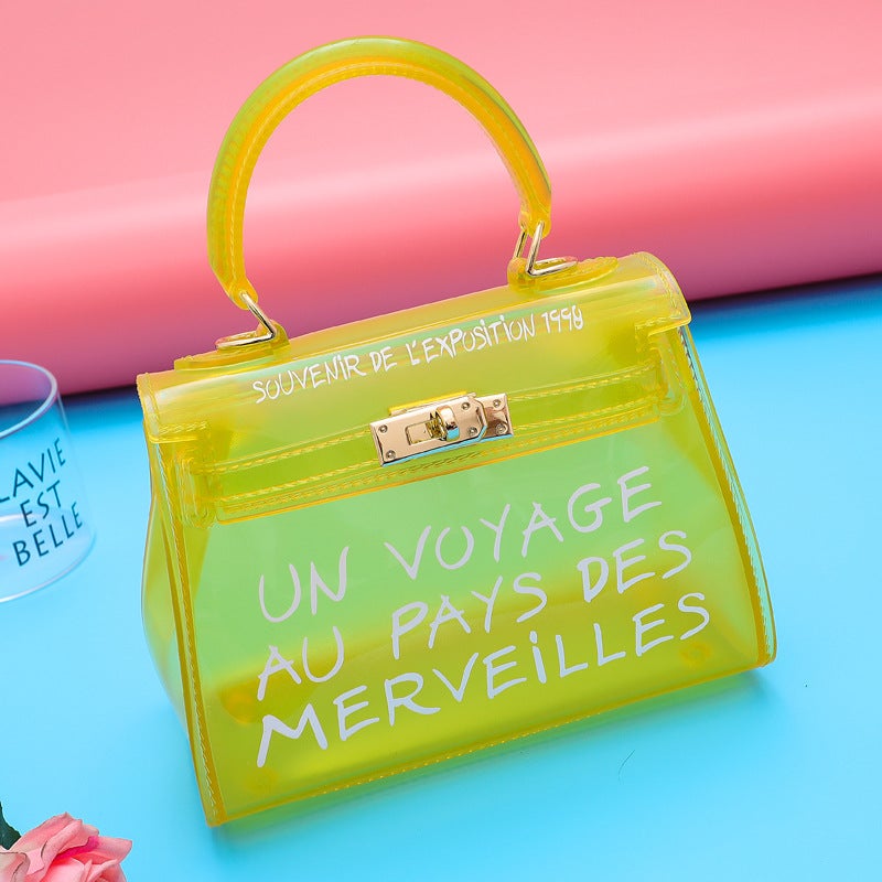 Jelly Bag Winter New Fashionable Transparent Handbag Personalized Simple All-Match Shoulder Crossbody Women'S Bag - Image 4