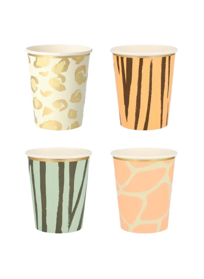 Meri Meri Safari Animal Print Cups