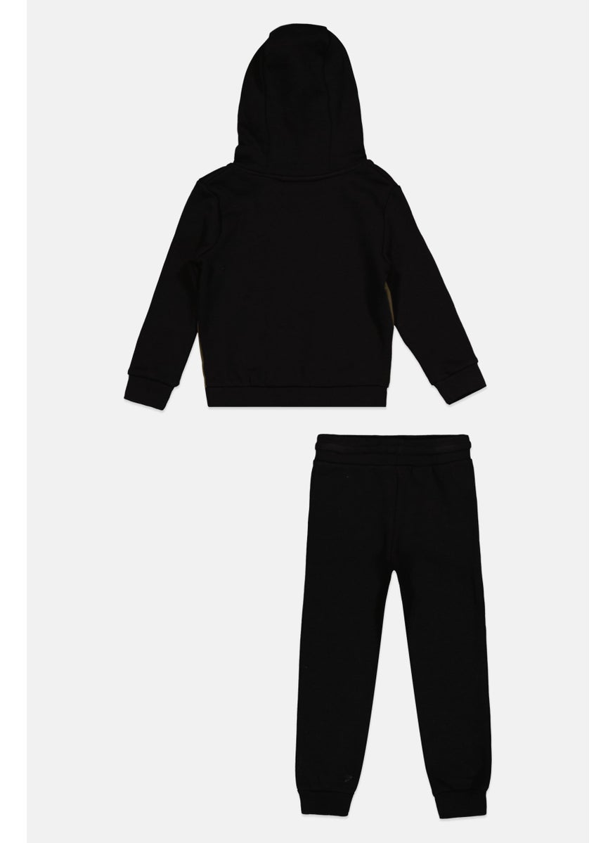 Toddlers Boy 2 pcs Brand Logo Hoodies And Jogger Pants, Black - pzsku/Z302EFA4D806B6D2DD037Z/45/_/1738161172/741eb644-064d-415d-87f5-b62366fafa91