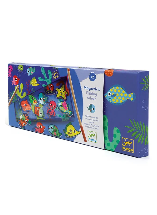 DJECO Wooden Magnetic Fishing Game