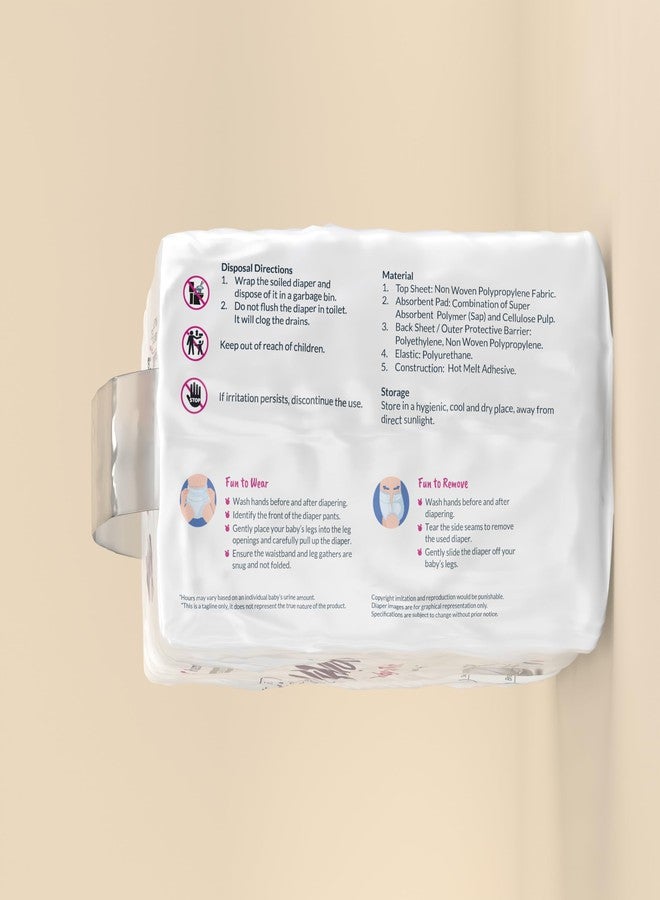 NikoMom Diaper Pants Medium Up to 435ml storage capacity for Babies Weighing 7-12 Kg | Pack of 30 Diapers Easy to Wear and Remove | Ultra Soft & Dry, Breathable All-Night Protection | Super Saver Pack - Image 3