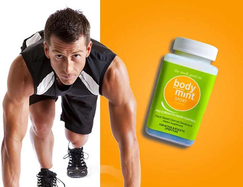 Body Mint Sport - Plant-Based Internal Deodorant for Active Lifestyles, 50 Tablets - Image 3