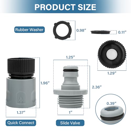 Trdzi Boat Engine Flush Kit for Seadoo 1997-2011 Jetski PWC (Except 1999 & 2000 GTS) - Boat Hose Quick Release Kit for Kawasako Jet Ski Four-Stroke Engine - Image 2