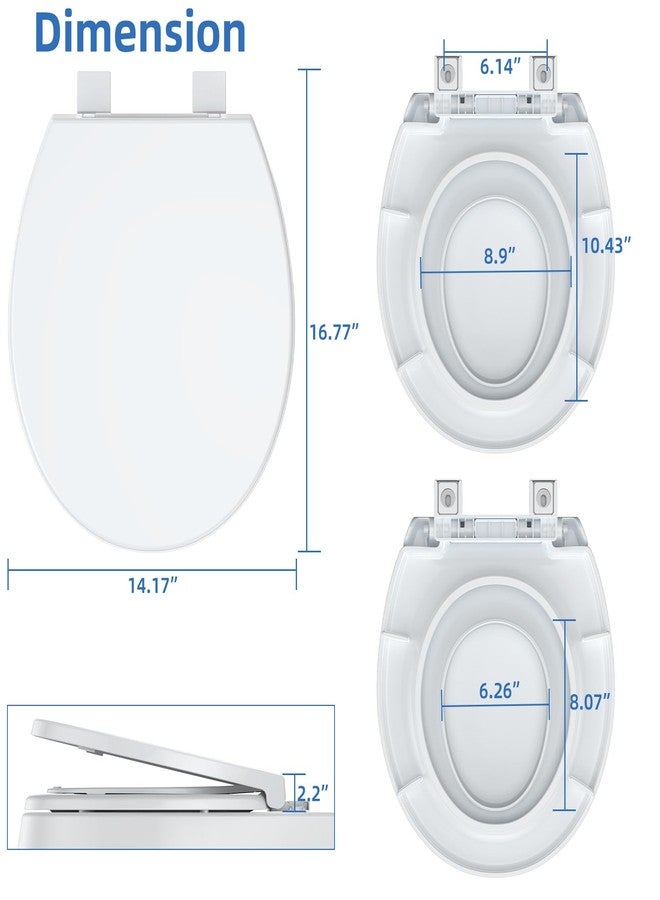 GAOMON Round Toilet Seat with Toddler Seat - PP Quick Release Potty Training Toilet Seat Cover, White 2-in-1 Design for Children & Adult Toilets - Image 2