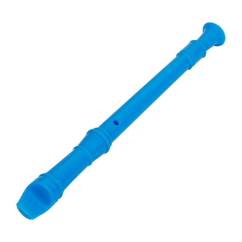 Soprano Recorder ABS Material Blue Easy Play - Durable Lightweight With Fingering Chart for Kids Beginners - Image 1